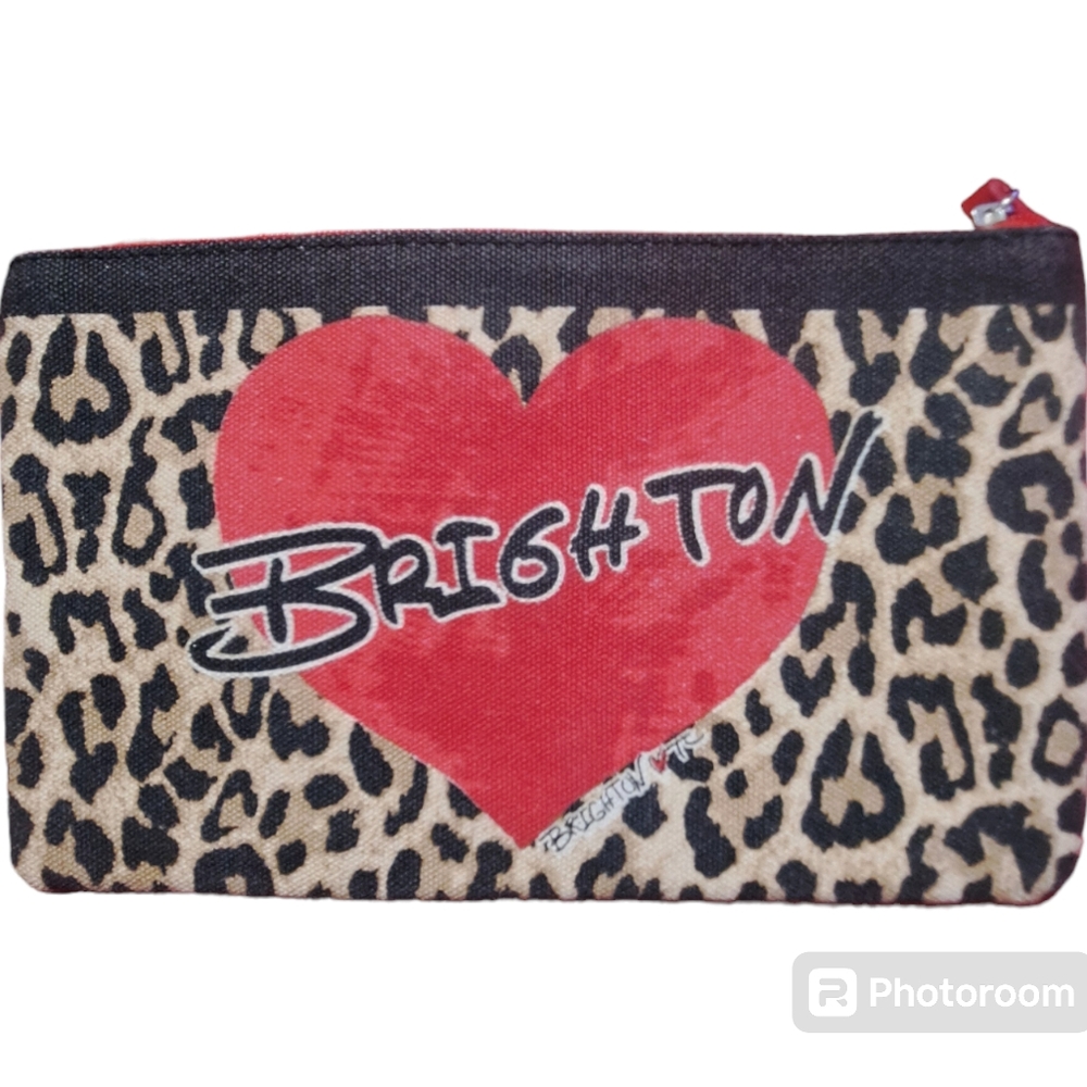 Brighton Animal Print Leppard 2020 Collectible Makeup Bag Wristlet